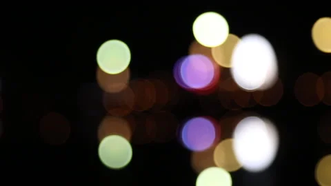 Bokeh Latern Stock Footage 135102253