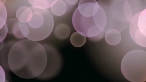 Bokeh Lens Circle Light Realistic Blur 4K Overlay Black Background Stock-Footage 289913893