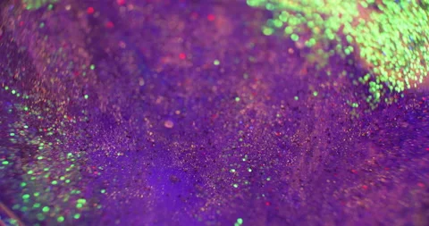 Bokeh light background glitter ink flow neon grain Stock Footage 201511137