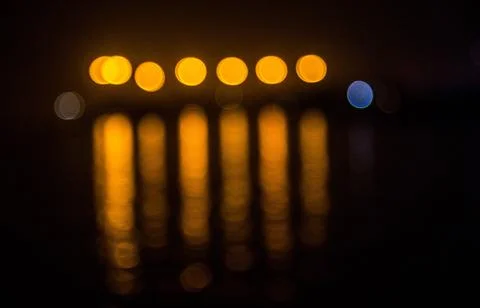Bokeh light background image. Stock Photos