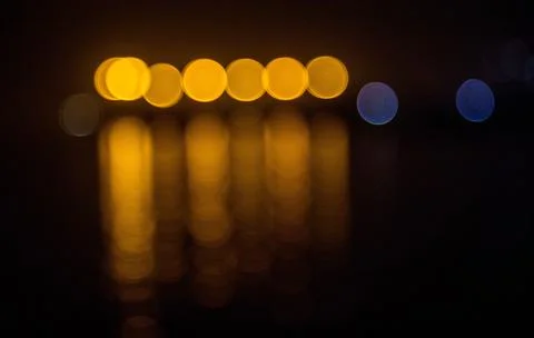 Bokeh light background image. Stock Photos