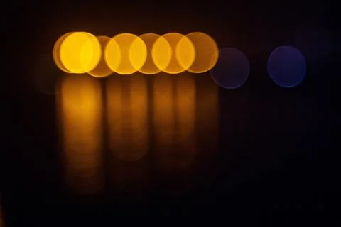 Bokeh light background image. Stock Photos