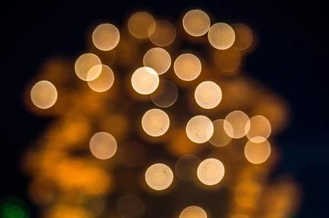 Bokeh light background image. Stock Photos