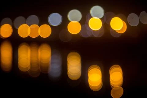 Bokeh light background image. Stock Photos