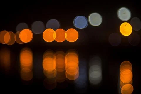 Bokeh light background image. Stock Photos