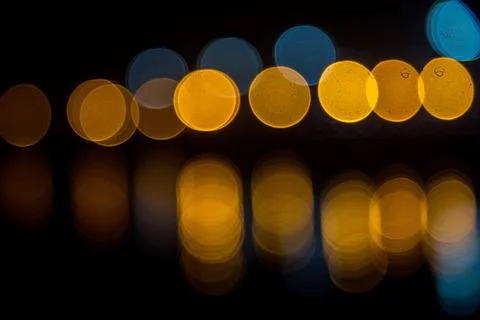 Bokeh light background image. Stock Photos