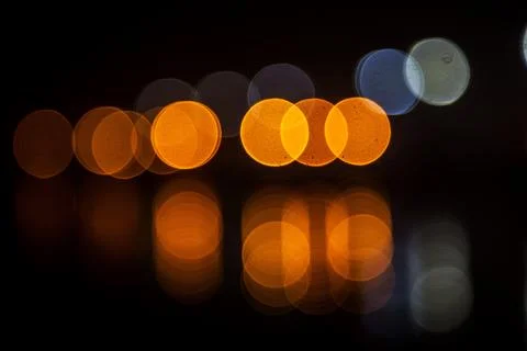 Bokeh light background image. Stock Photos