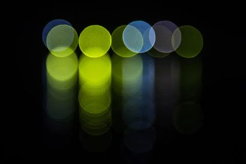 Bokeh light background image. Stock Photos