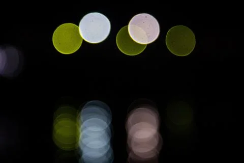 Bokeh light background image. Stock Photos