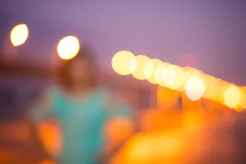 Bokeh of light background. Stock Photos