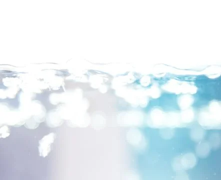 Bokeh light background in the pool. Stock Photos