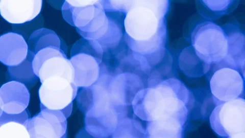Bokeh light background with soft blue and white blur. Abstract defocused illumin Видео 334305572