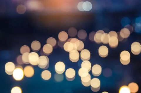 Bokeh light from candles abstrack background Stock Photos
