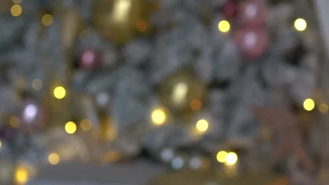 Bokeh light christmas background Stock Footage 95674209