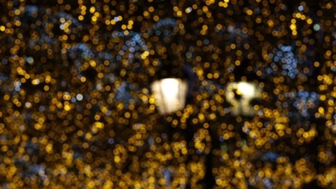 Bokeh light christmas background 库存影片 95698477