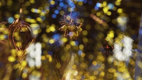 Bokeh light christmas background 库存影片 95698642