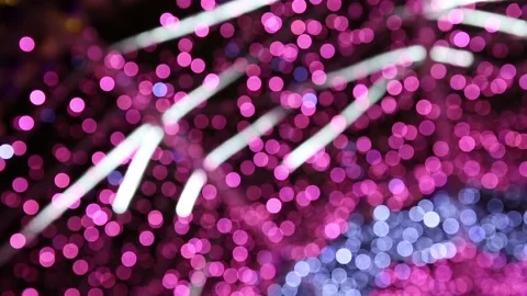 Bokeh light christmas background Video stock 98432075