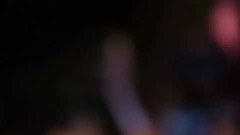 Bokeh light Chritmas tree light in bankok no 2 Stock Footage 166086670