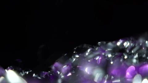 Bokeh light creates a special shape in the dark. Stock Footage 315316513