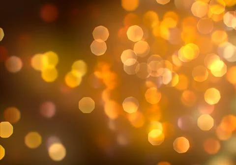 Bokeh of light on dark background. Various patterns. Stock Illustration