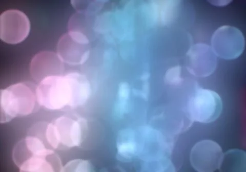 Bokeh of light on dark background. Various patterns. Stock Illustration