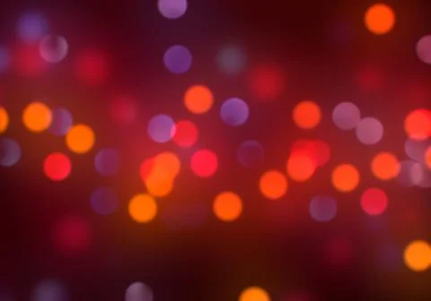 Bokeh of light on dark background. Various patterns. Stock Illustration