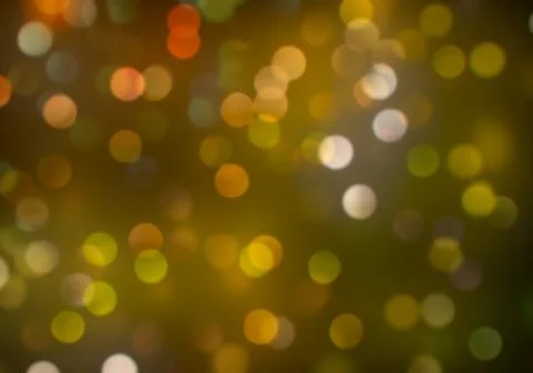 Bokeh of light on dark background. Various patterns. Stock Illustration