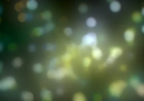 Bokeh of light on dark background. Various patterns. Stock Illustration