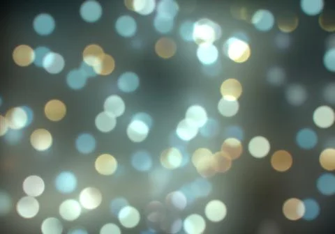 Bokeh of light on dark background. Various patterns. Illustrazione stock