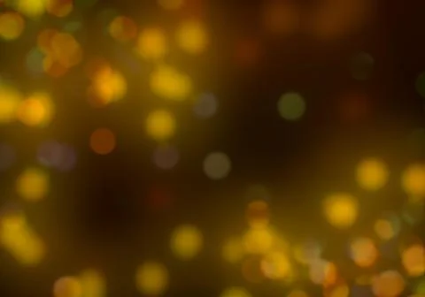 Bokeh of light on dark background. Various patterns. Stock Illustration