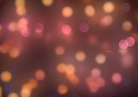 Bokeh of light on dark background. Various patterns. Illustrazione stock