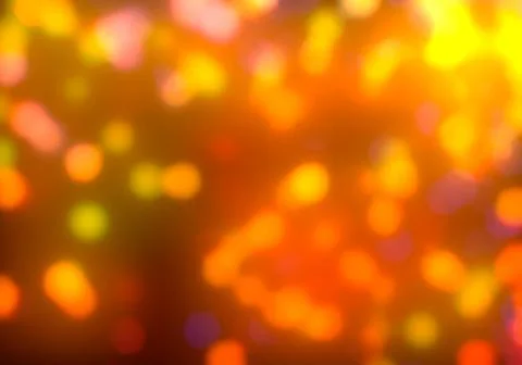 Bokeh of light on dark background. Various patterns. Stock Illustration