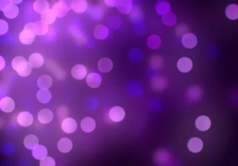 Bokeh of light on dark background. Various patterns. Illustrazione stock