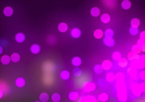 Bokeh of light on dark background. Various patterns. Stock Illustration