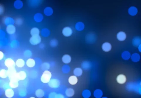 Bokeh of light on dark background. Various patterns. Stock Illustration