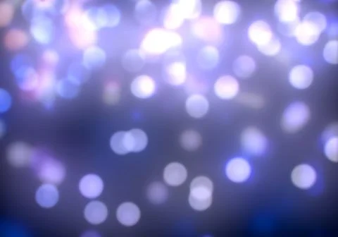 Bokeh of light on dark background. Various patterns. Illustrazione stock