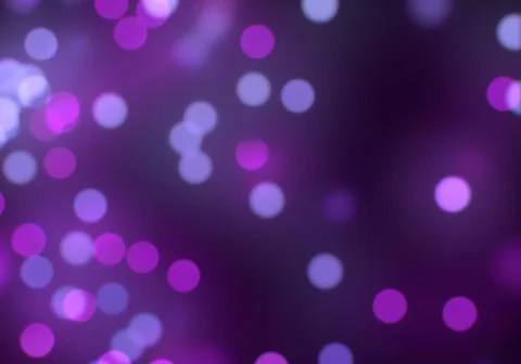 Bokeh of light on dark background. Various patterns. Illustrazione stock