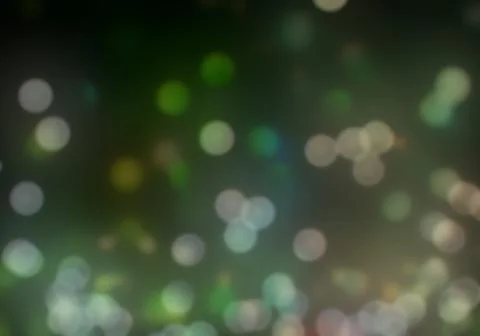 Bokeh of light on dark background. Various colorful patterns. Stock Illustration