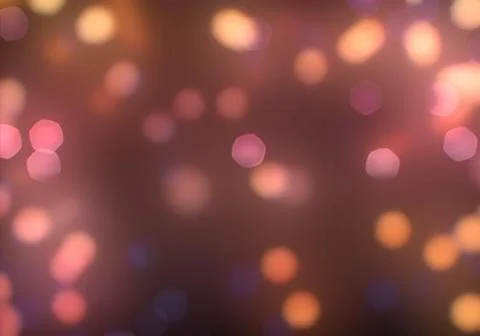 Bokeh of light on dark background. Various colorful patterns. 스톡 일러스트