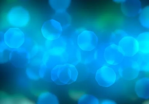 Bokeh of light on dark background. Various colorful patterns. Stock Illustration