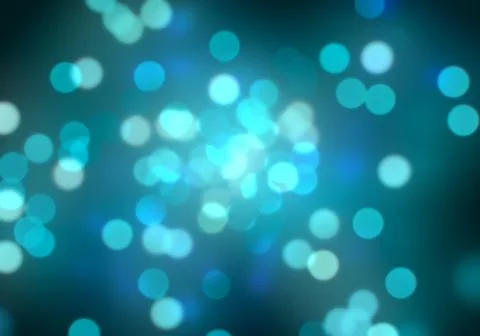 Bokeh of light on dark background. Various colorful patterns. Illustrazione stock