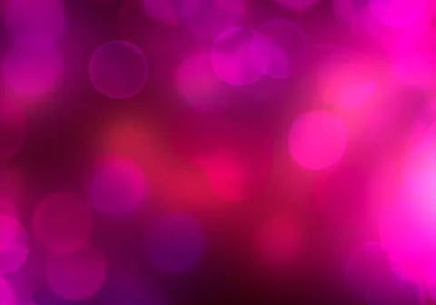 Bokeh of light on dark background. Various colorful patterns. Stock Illustration