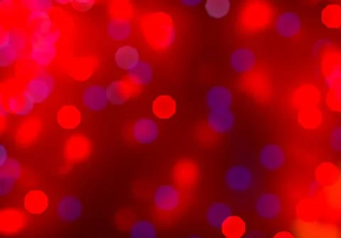 Bokeh of light on dark background. Various colorful patterns. Stock Illustration