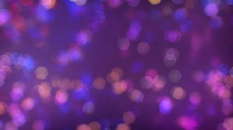 Bokeh of light on dark background. Various colorful patterns. Stock Illustration