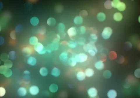 Bokeh of light on dark background. Various colorful patterns. Stock Illustration