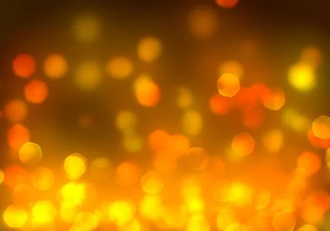 Bokeh of light on dark background. Various colorful patterns. Stock Illustration