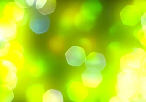 Bokeh of light on dark background. Various colorful patterns. Stock Illustration