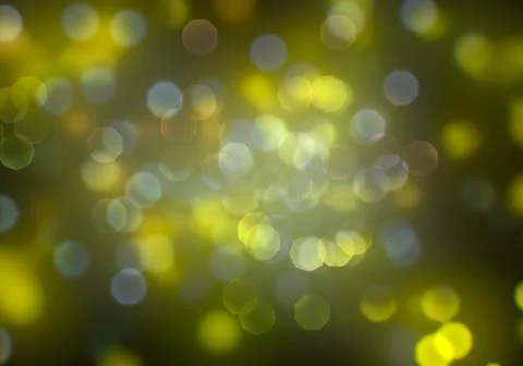 Bokeh of light on dark background. Various colorful patterns. Stock Illustration