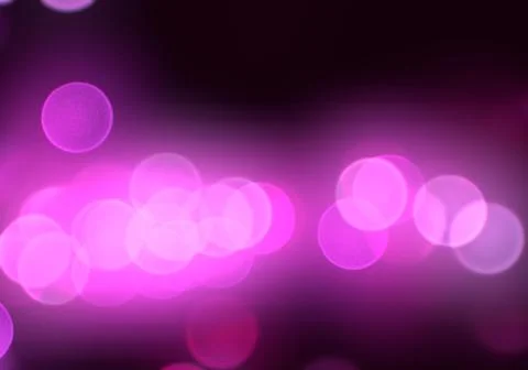 Bokeh of light on dark background. Various colorful patterns. Stock Illustration