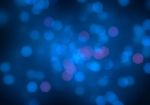 Bokeh of light on dark background. Various colorful patterns. Stock Illustration